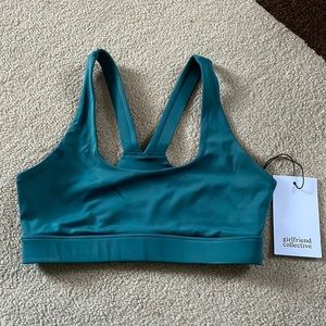 Girlfriend Collective Everglade Scoop Neck Bra - Small